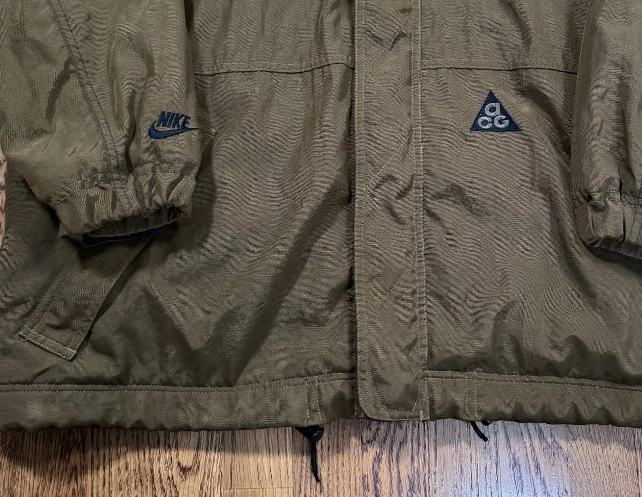 NIKE acg 80s ヴィンテージ ベスト ジャケット ベージュ ジレ org.jpg